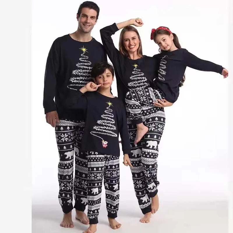 Starlit Spruce Family Christmas Pyjama Set - product view 4